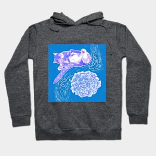 The cat in the pond Hoodie